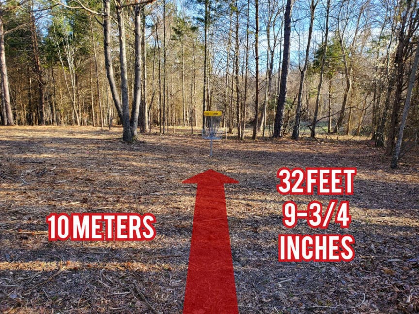 What is the Circle in Disc Golf? 10 Meter Rule Explained!